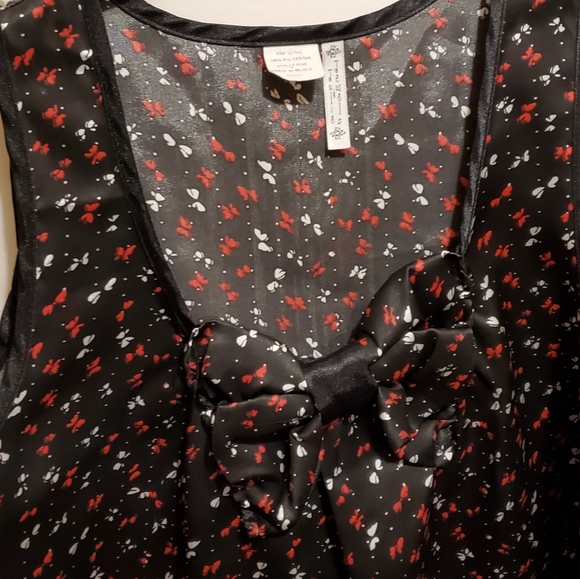 Julie Jewels Sateen Tank Top. - Picture 2 of 6